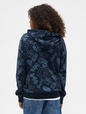 Kids Relaxed Gap Print Hoodie