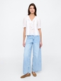 Relaxed Voile Ruffle Top