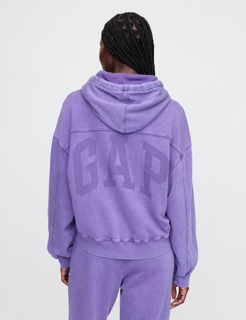 Vintage Soft Cropped Hoodie