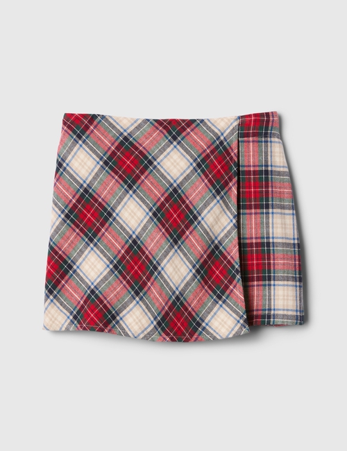 Kids Flannel Skort