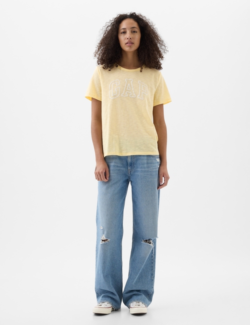 Organic Cotton Gap Arch Logo T-Shirt