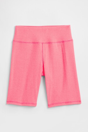 Kids Ribbed Bike Shorts