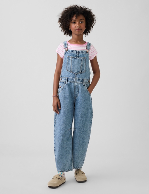 Kids Barrel Overalls