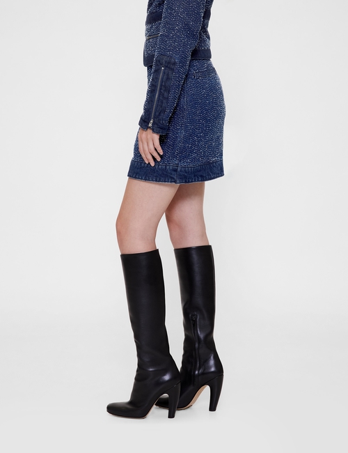 GAP STUDIO BOUCLE A LINE MINI SKIRT