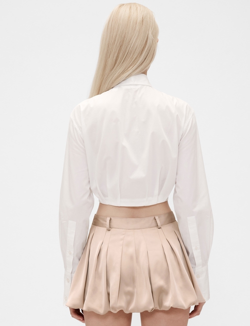 GapStudio Poplin Cropped Shirt