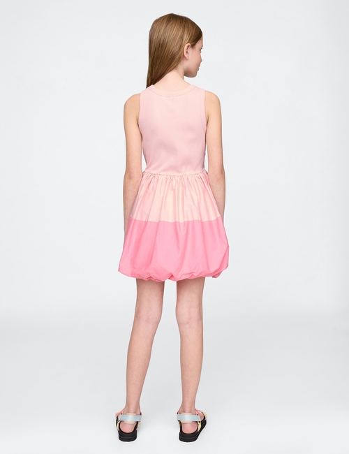 Kids Mixed Media Bubble Dress