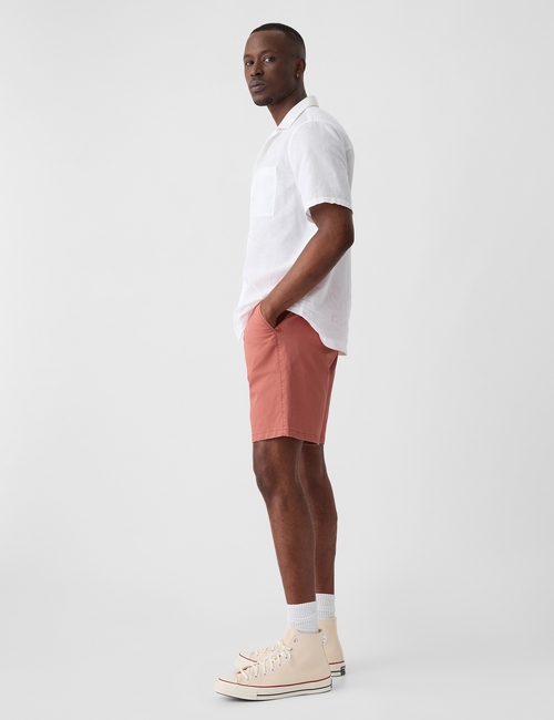 9" Essential Khaki Shorts
