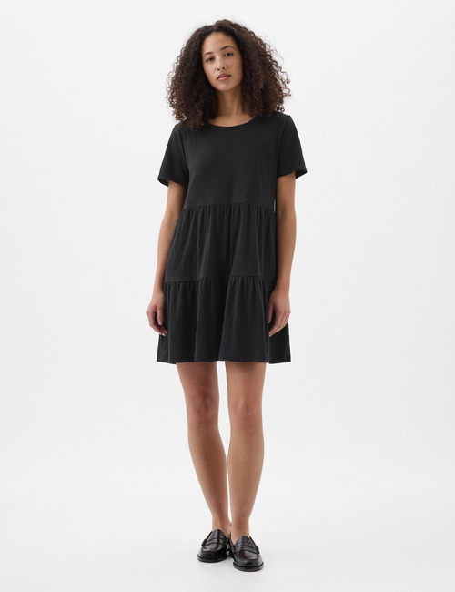 ForeverSoft Relaxed Tiered Mini Dress