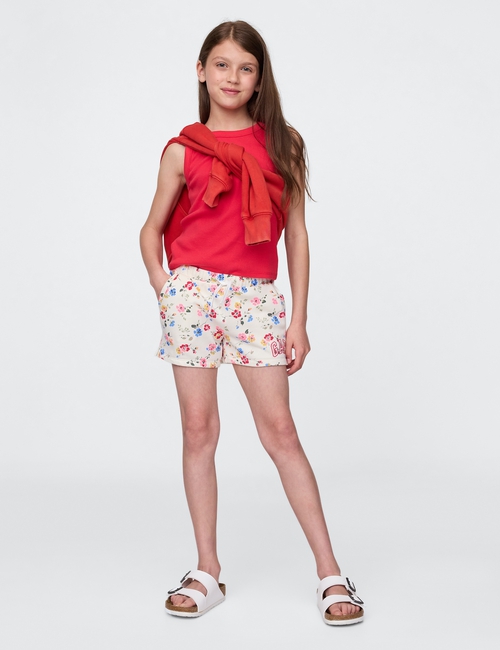 Kids Gap Logo Print Pull-On Shorts