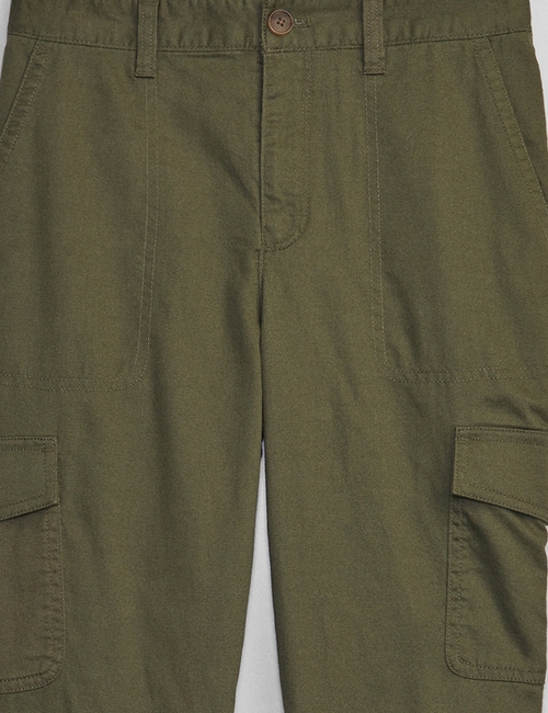 Girlfriend Khaki Cargo Joggers