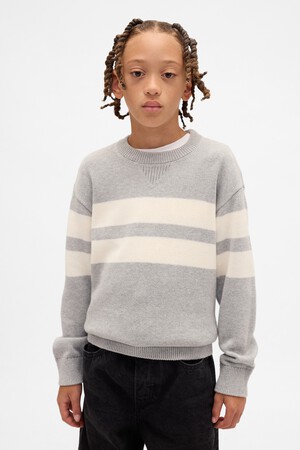 Kids Relaxed Crewneck Sweater