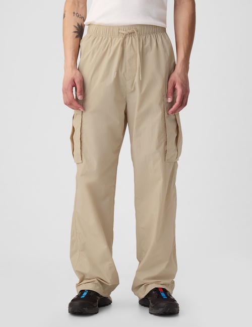 Nylon Cargo Pants