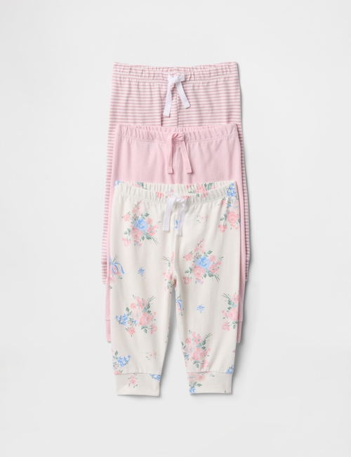 Baby First Favorites Organic Cotton Pull-On Pants (3-Pack)