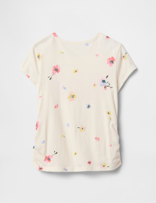 Kids Ruched Gap Logo T-Shirt