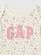 Baby Gap Logo Ruffle Bodysuit