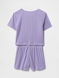 Kids Recycled PJ Short Set
