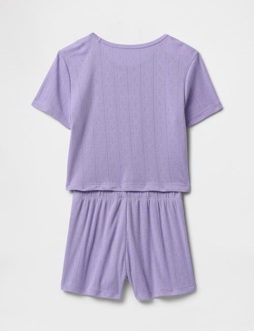 Kids Recycled PJ Short Set