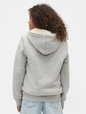 Kids Gap Logo Sherpa Zip Hoodie