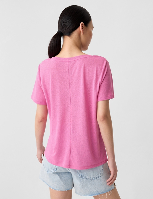 Women Linen T-shirt