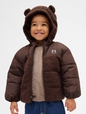 Baby & Toddler Recycled Sherpa Bear Puffer Jacket