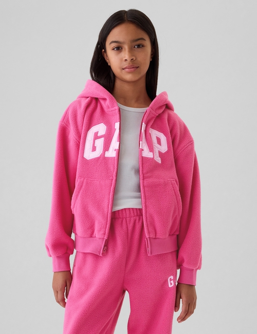 Kids Arch Logo Zip Hoodie