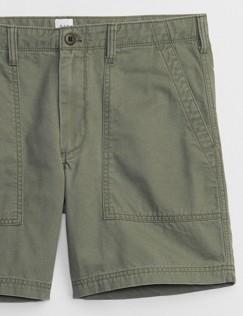 7" Canvas Utility Shorts