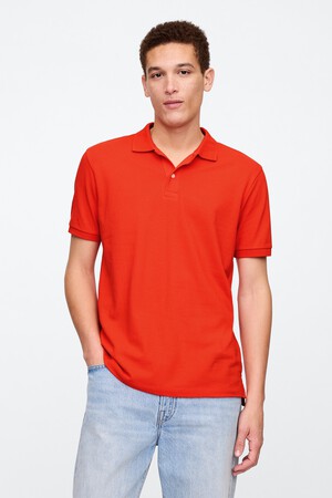Stretch Pique Polo Shirt