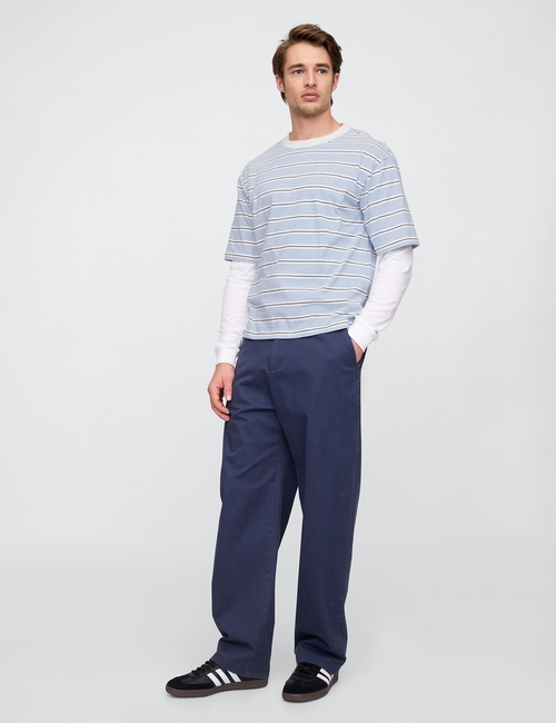 Vintage Soft Stripe Boxy T-Shirt