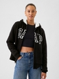 Relaxed Gap Logo Sherpa-Lined Zip Hoodie