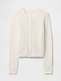 Girls Pointelle Cardigan