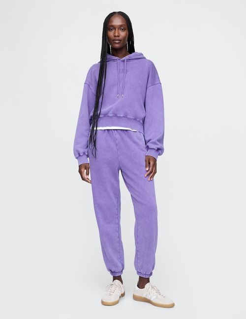 Vintage Soft Cropped Hoodie