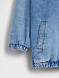 SOFT HOODED DENIM JACKET - INDIGO