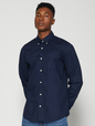 Stretch Poplin Shirt in Slim Fit