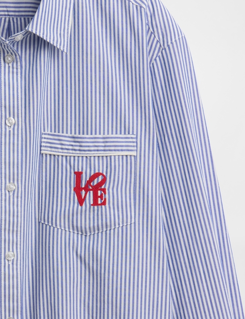 Robert Indiana LOVE Poplin PJ Shirt