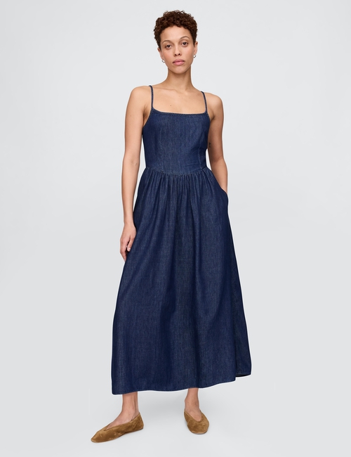 Denim Maxi Dress
