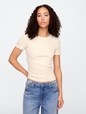 Modern Cropped Logo T-Shirt