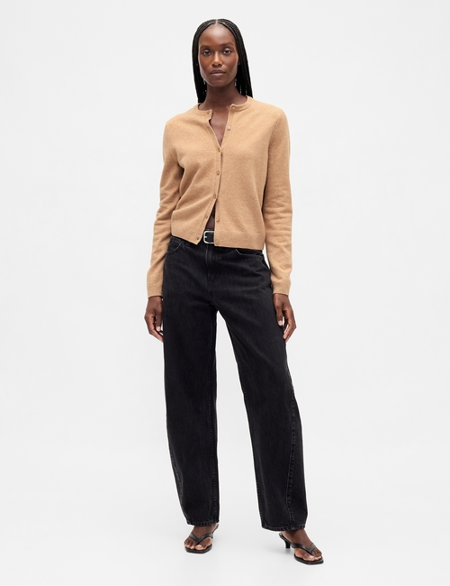CASHSOFT CROPPED 90S CARDI