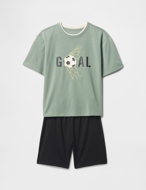 Kids Recycled PJ Short Set