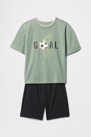 Kids Recycled PJ Short Set