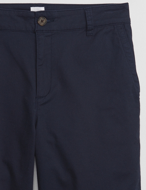 9" Mid Rise Twill Bermuda Shorts