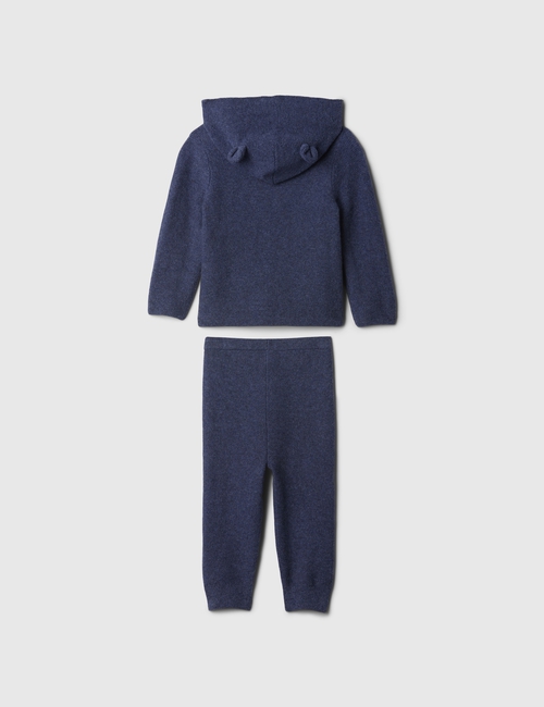 Baby CashSoft Bear Hoodie Outfit Set