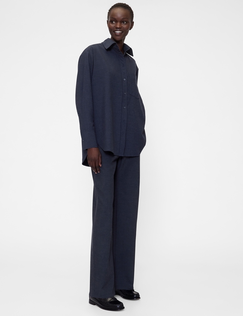 GAP STUDIO TROPICAL WOOL 5 PK LOW RISE LOOSE PANT