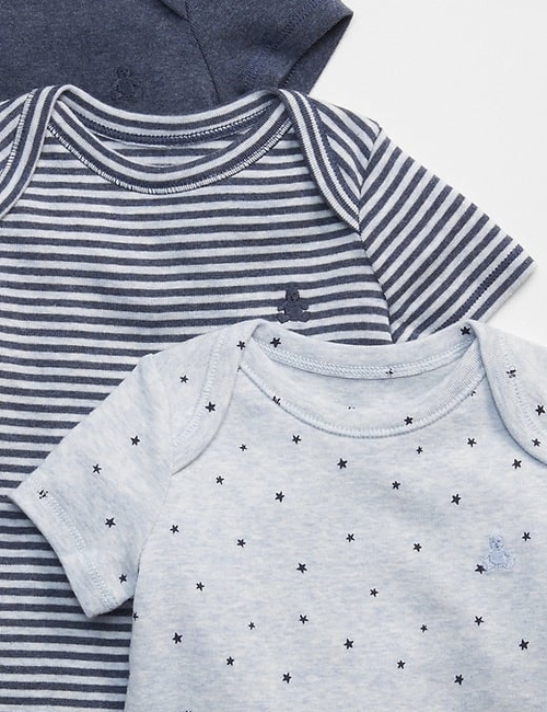 Baby First Favorite Short Sleeve Bodysuit (3-Pack)