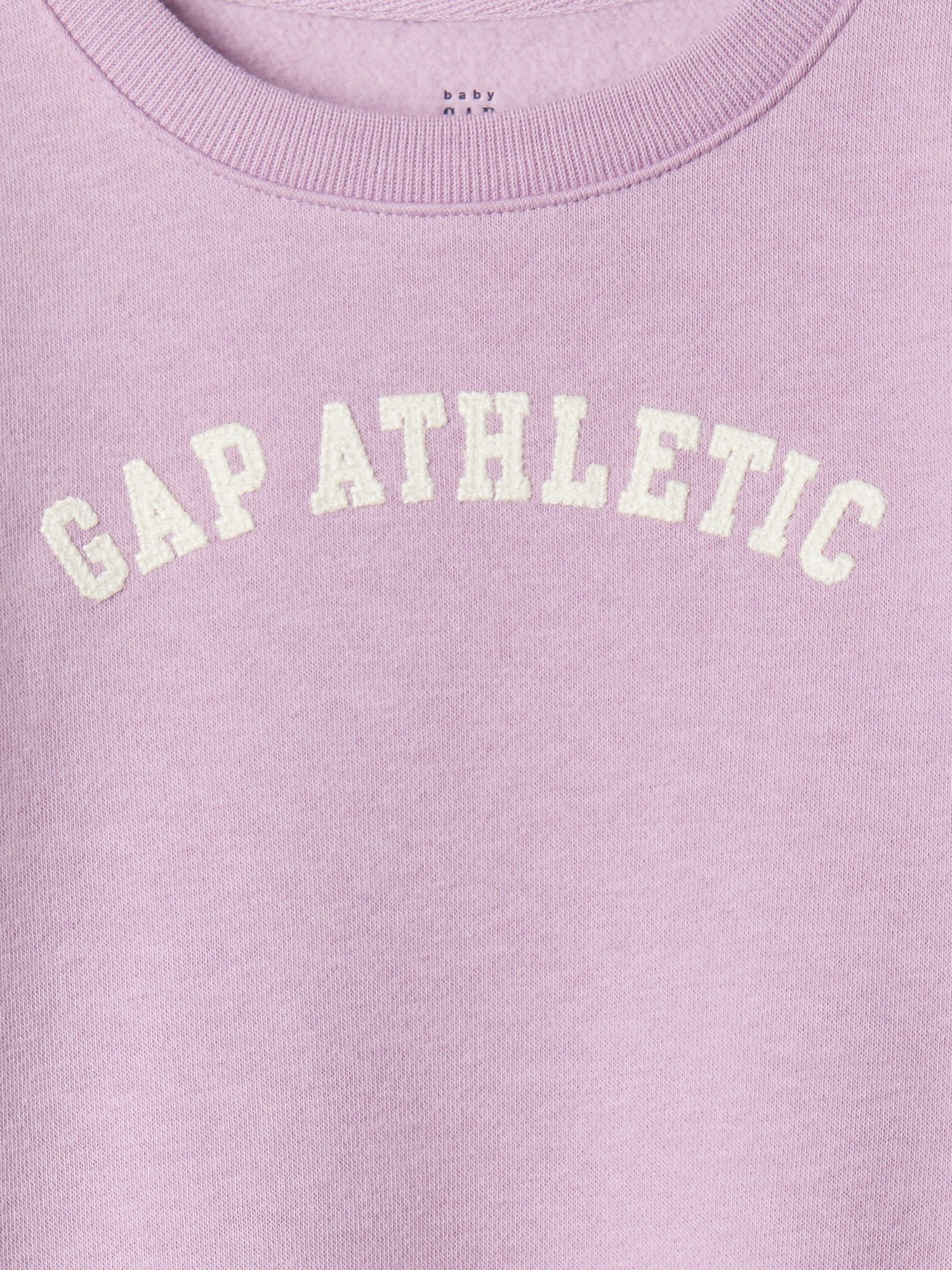 Athletic sweatshirt dress top
