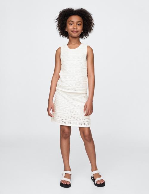 Kids Crochet Shell Tank Top
