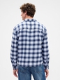 Organic Cotton Relaxed Flannel Shirt