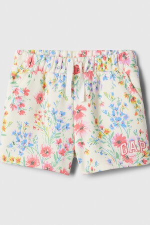 babyGap Logo Print Pull-On Shorts