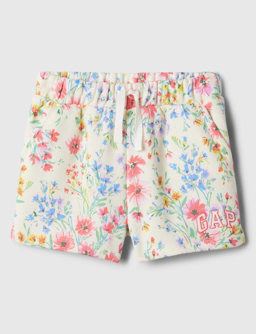 babyGap Logo Print Pull-On Shorts