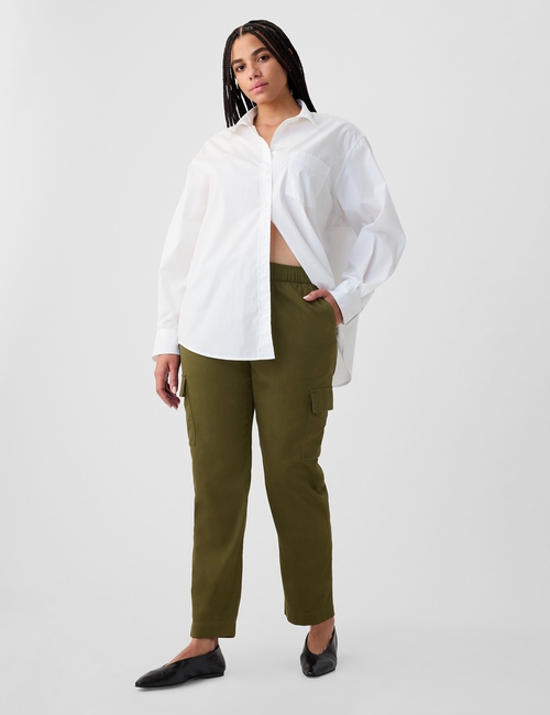 Mid Rise Easy Cargo Pants