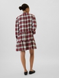 Plaid Flannel Shirtdress